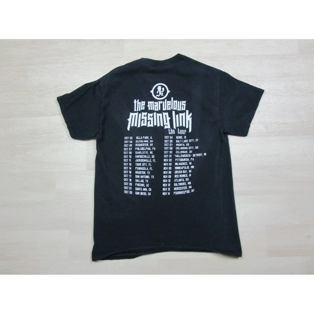 ICP Concert T Shirt (M) The Marvelous Missing Link Tour Hatchetman Juggalo Blaze
